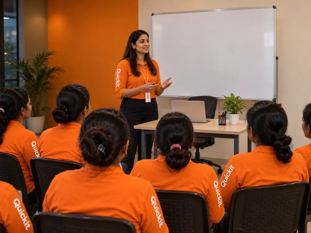 Quickit partner training session